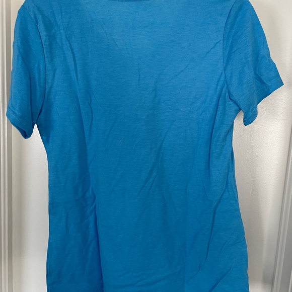 Blue V-neck Shirt - Picture 4 of 4